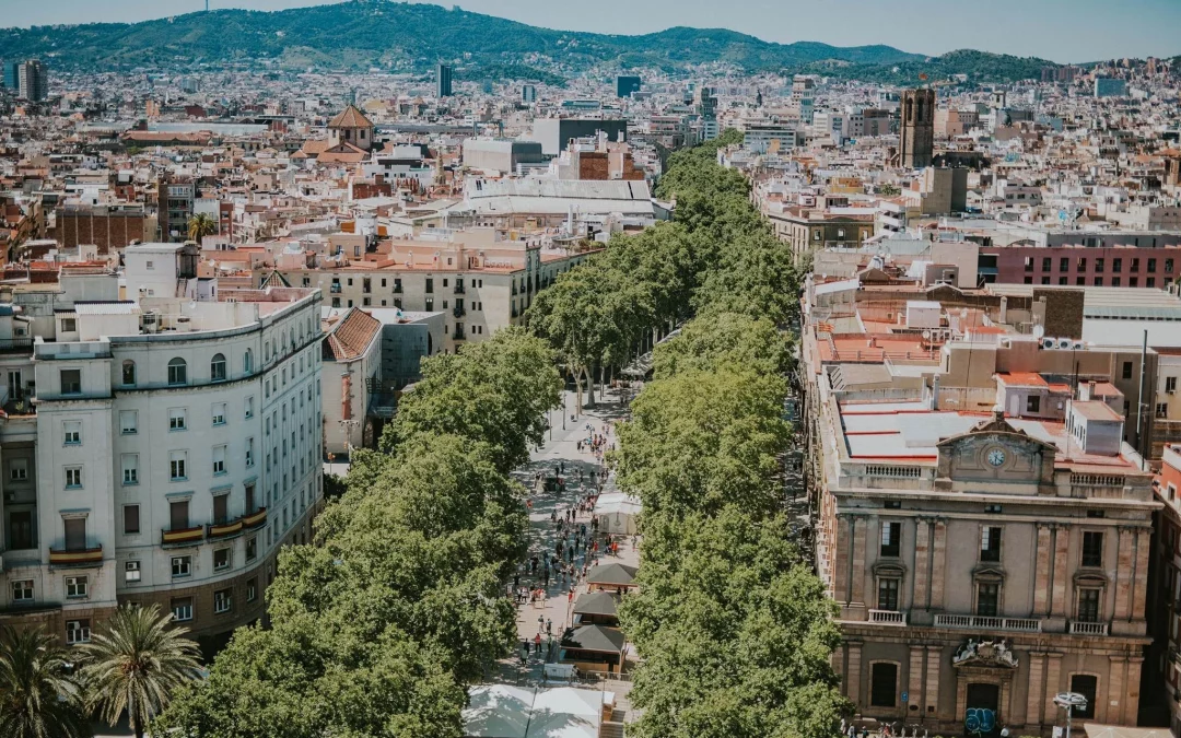 Las Ramblas, eje del mapa literario de Barcelona