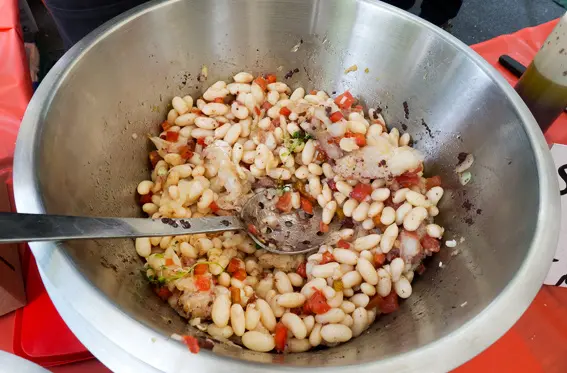 Empedrat – Beans and Cod Salad